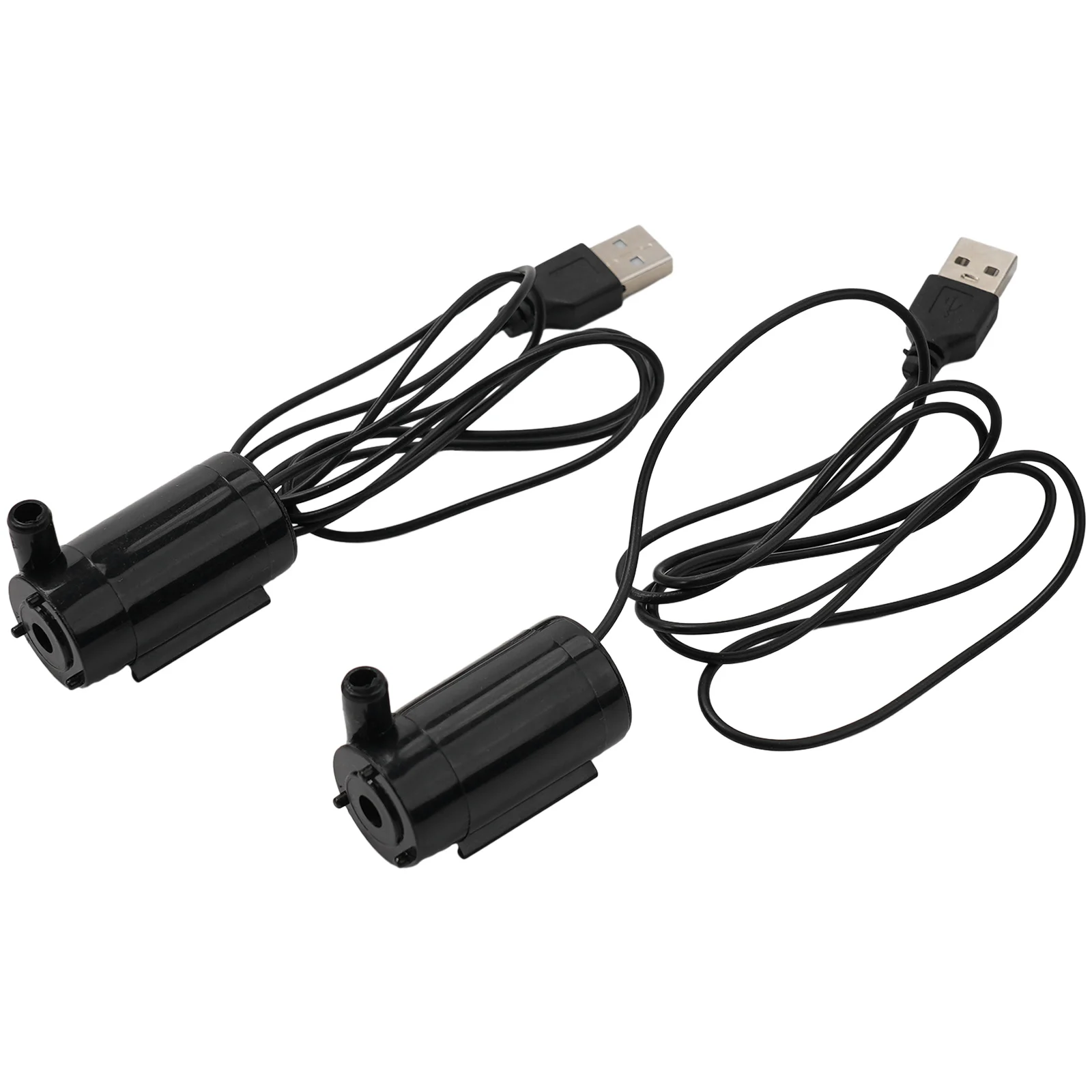 Plumbing Parts Water Pump 1.78*0.91inch 1M Cable 2Pcs Black Brushless Motor Pvc Submersible Water Pump Fountain