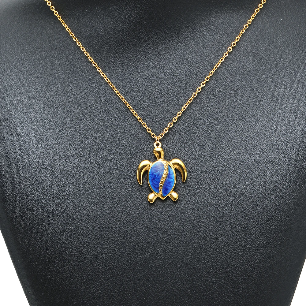 5pcs 스테인레스 스틸 에나멜 거북이 골드 참 절묘한 거북이 펜던트 DIY 쥬얼리 목걸이 결과 팔찌 귀걸이 만들기