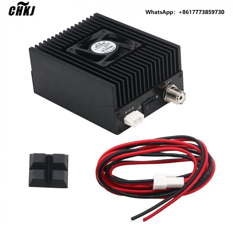 CHKJ 80W DMR DPM RP25 C4FM UHF 400-470MHZ Ham Radio Power Amplifier Interfon
