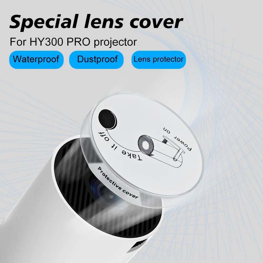غطاء عدسة العارض ل HY300Pro HY320MINI HY320 عدسة واقية منع الغبار عدسة غطاء للحماية قذيفة حامي الملحقات