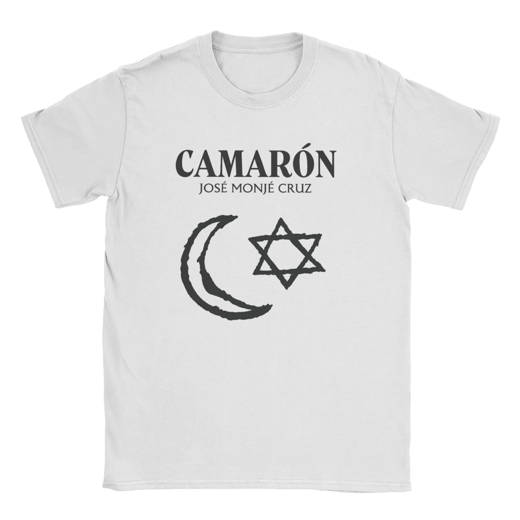 Camarons De La Isla Island Shrimp Flamenco Singer T-Shirts Men Women  Fashion 100% Cotton Tees Crewneck T Shirt Adult Clothing