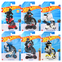 Hot Wheels Motorcycle Triumph Tiger Honda C8750 Cafe Honda Super Custom Ducati DesertX BMW Honda Motocompo 1/64 Car Toy C4982