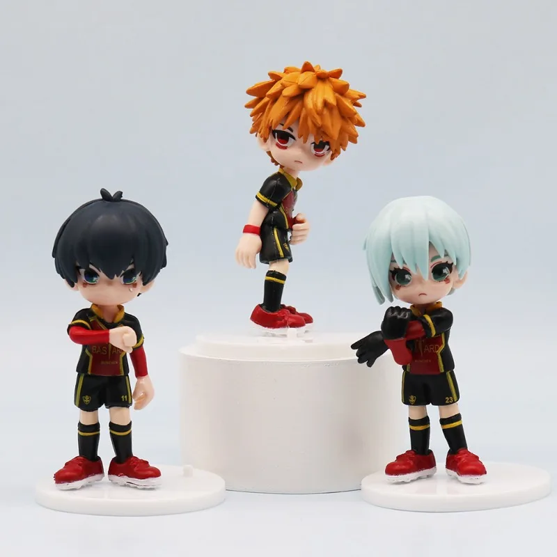 ฟิกเกอร์อนิเมะ BLUE LOCK อิซากิ โยอิจิ ชุด 6 ตัว ของสะสม โมเดลการ์ตูน รุ่นน่ารัก ตุ๊กตาตั้งโต๊ะ ขนาด 9 ซม.