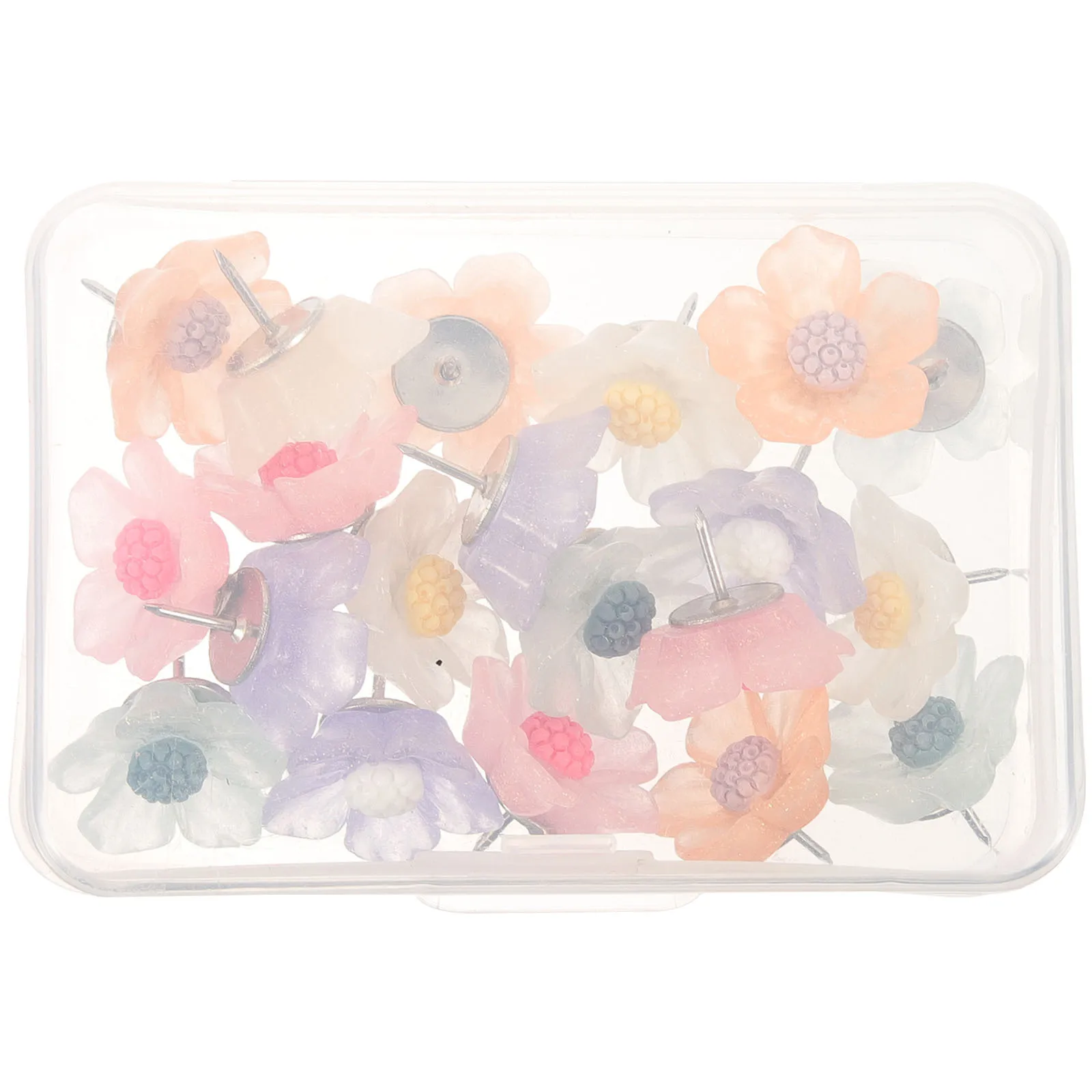 20 stuks mode bloem punaises punaises voor kantoor kaart accessoires kurk boord thuis aanbod bureau accessoires