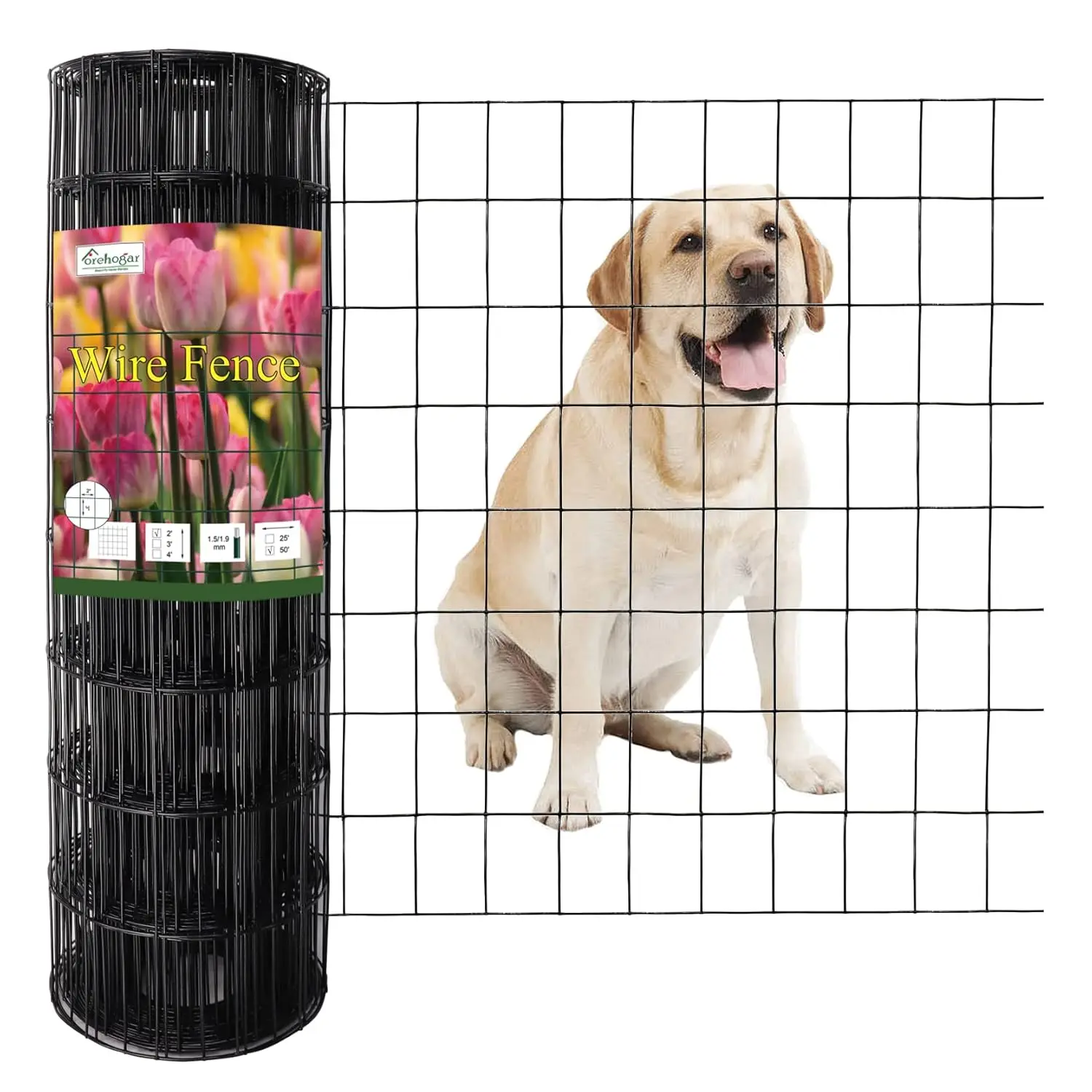 Black Pvc Coated We…