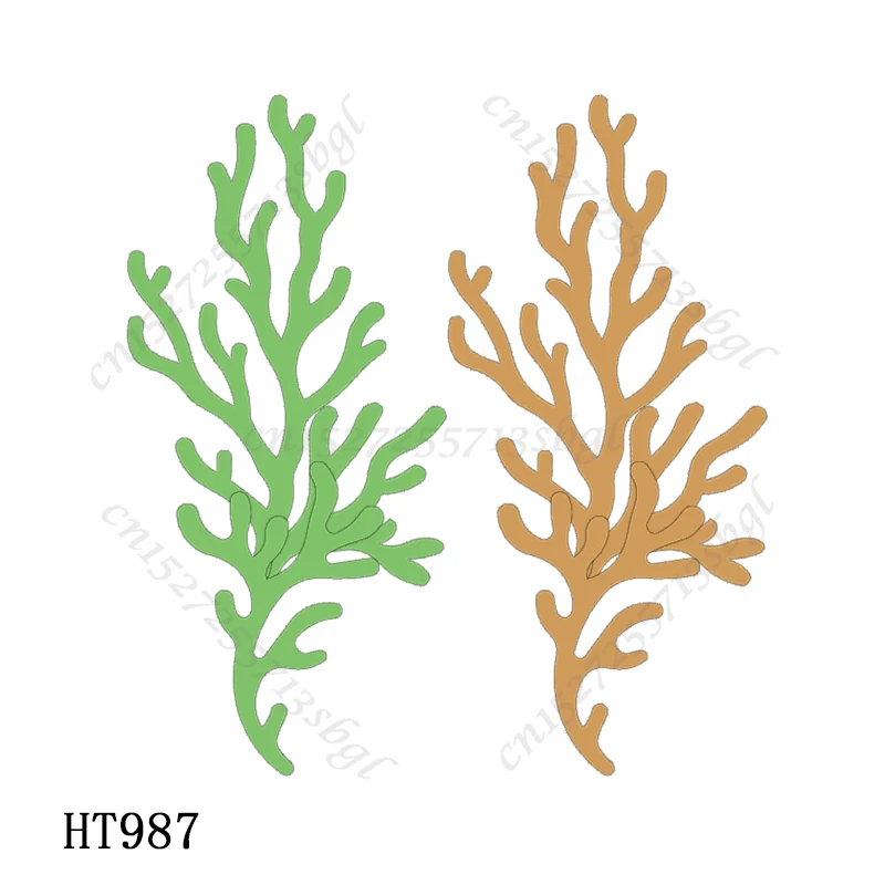 Coral Cutting dies - New Die Cutting And Wooden Mold,HT987 Suitable For Common Die Cutting Machines On The Market.