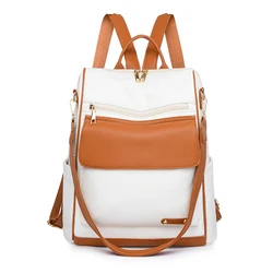 Zaino multifunzionale retrò di grande capacità con viaggio in acqua antispruzzo Mochilas Luxury women's Designer Brand Bagpack Sac