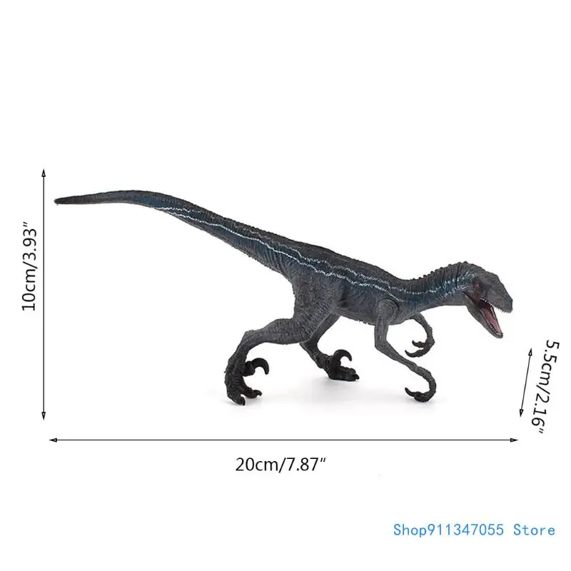 8 بوصة لعبة العلوم الديناصور الجوراسي تمثال محاكاة الحيوان نافذة العرض انخفاض الشحن