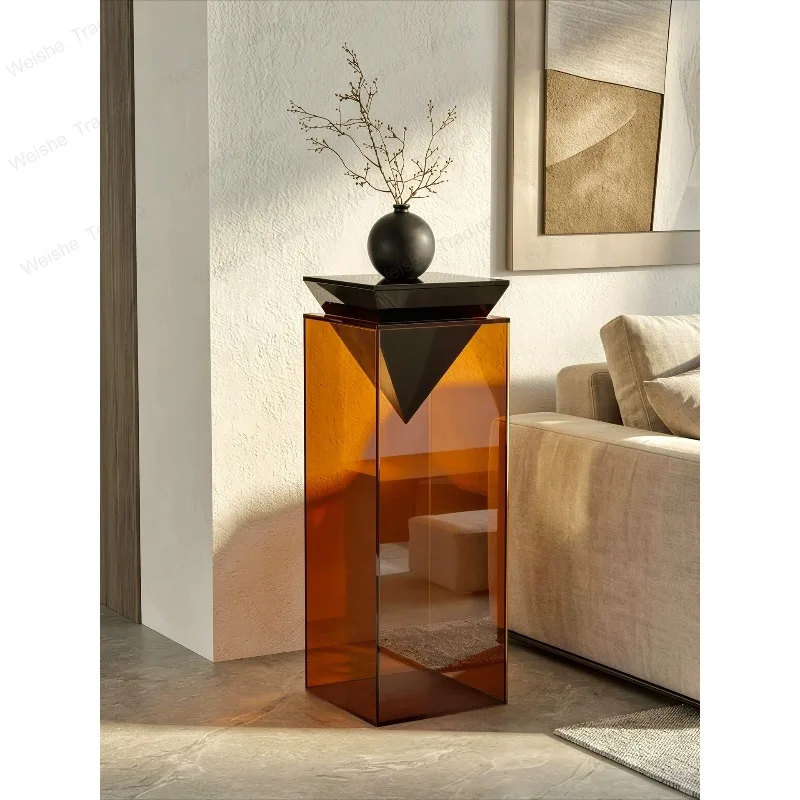 Flower stand living room 2026 new vertical artistic display stand Chinese floor corner shelf