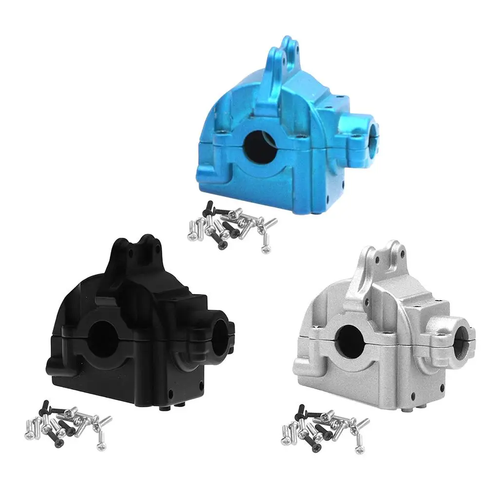 Juego de cubierta de carcasa de caja de cambios superior e inferior de Metal mejorado para 144001   Piezas de buggy de coche teledirigido 1/14