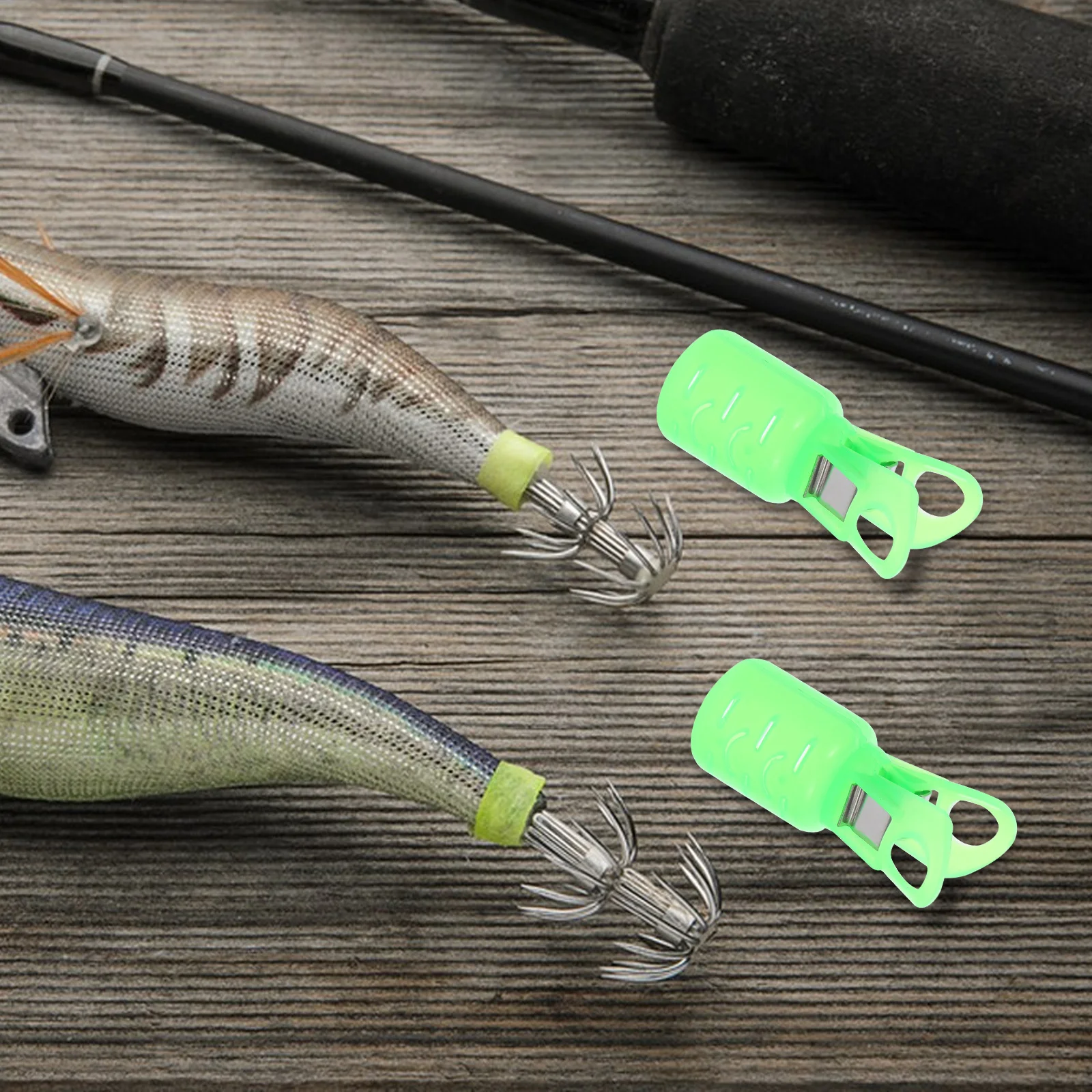 

10pcs Squid Needle Protective Covers Durable Fishing Hooks Safety Guard Anti Scratch Thick Design 005 Size Marine Accessories