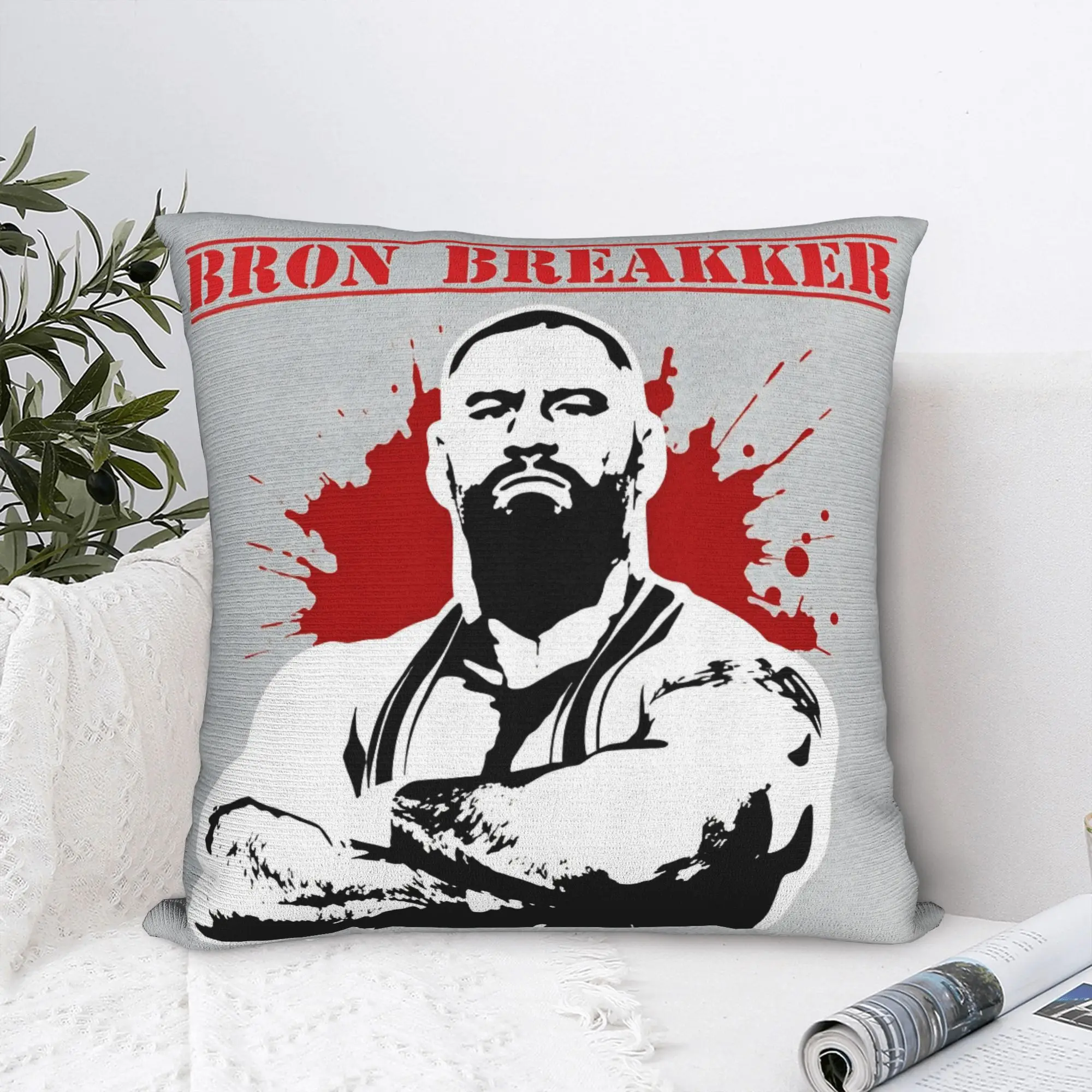 Pillow Case Bron Breakker Badass Soft  Pillow Cover For Living Room Chair Morden Pillowcases