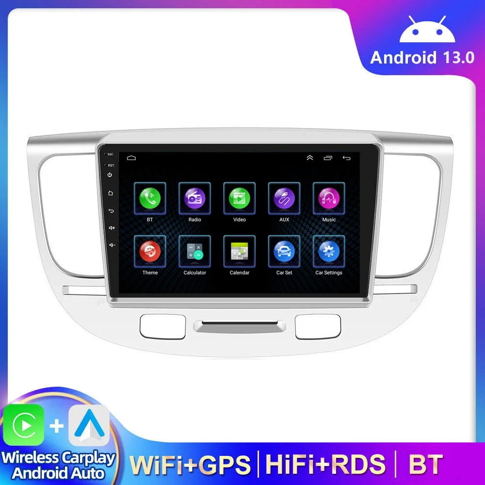 

8 Core DSP 4G WIfi Android 13 For Kia RIO 2 2005 - 2011 Car Radio Multimedia Video Player Carplay dvd Navig GPS NO 2 din FM RDS