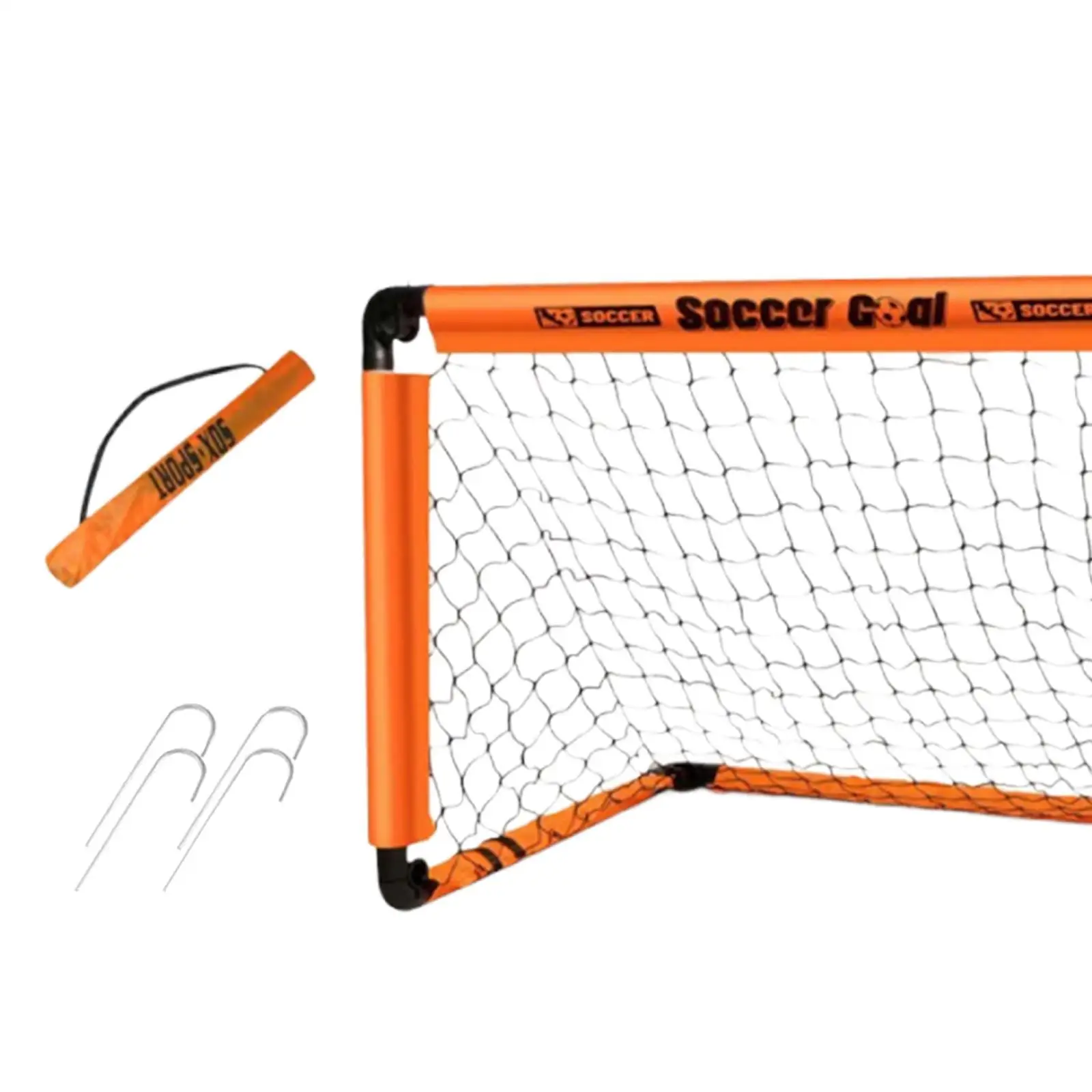 بوابة كرة قدم مدمجة قابلة للطي للأطفال لملعب الفناء الخلفي في الحديقة