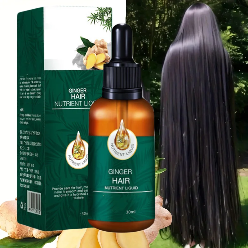 생강 모발 성장 오일 탈모 방지 세럼 빠른 모발 재성장 대머리 예방 두피 영양 모발 성장 제품 강화