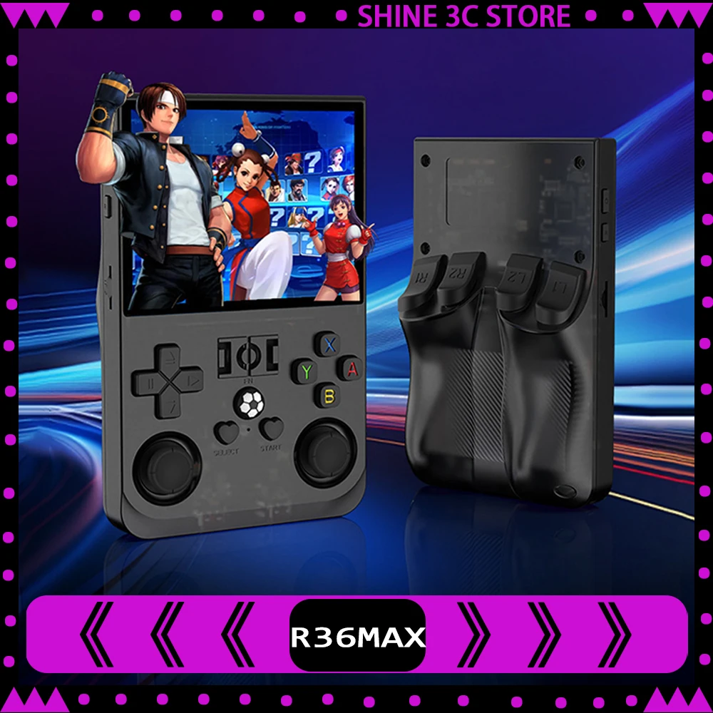

R36Pro R36Max Игровая консоль 3,5 дюйма IPS 640*480 Экран разрешения 4000 мАч Ретро Портативная портативная игровая консоль с открытым исходным кодом на заказ