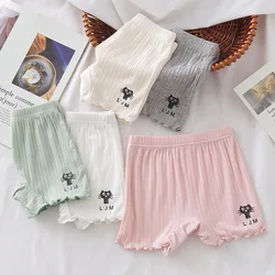 Girls Shorts Summer 2025 Safety Pants for Kids Children's Bottom Anti Glare Teenager Trousers Sports Running Clothing
