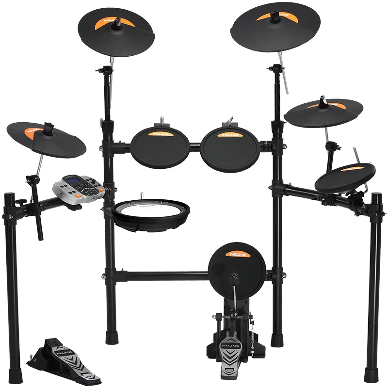 

With Stand Cymbal Musical Instruments Hot Sale professional NUX DM-4S electronic Drum kit drum Set