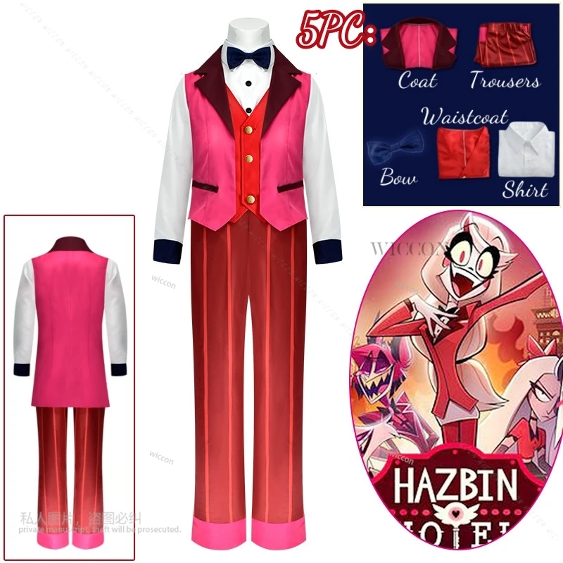 

Костюм для косплея аниме хамбин, одежда, униформа для косплея, топы и брюки Шарлотты морнинстар, платье для представлений на Хэллоуин