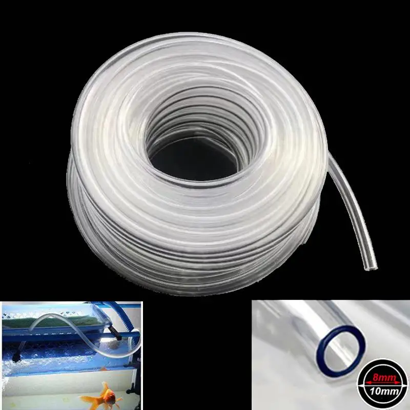 ID8mmxOD10mm PVC Food Grade Transparent Hose Cold-proof Drinking Tube for Fish Tank Plastic Hose Water Pumps Dispenser m20