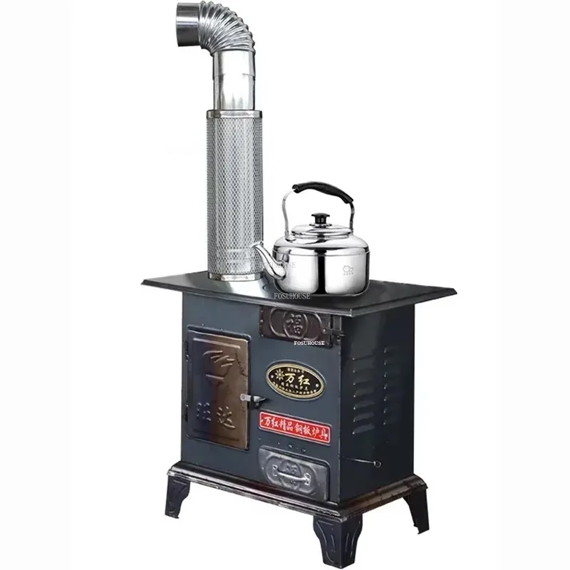 Moderne Einfache Feuer Holz Heizung Herd Hause Innen Kamin Outdoor Camping Lagerfeuer Party Gusseisen Winter Brazier