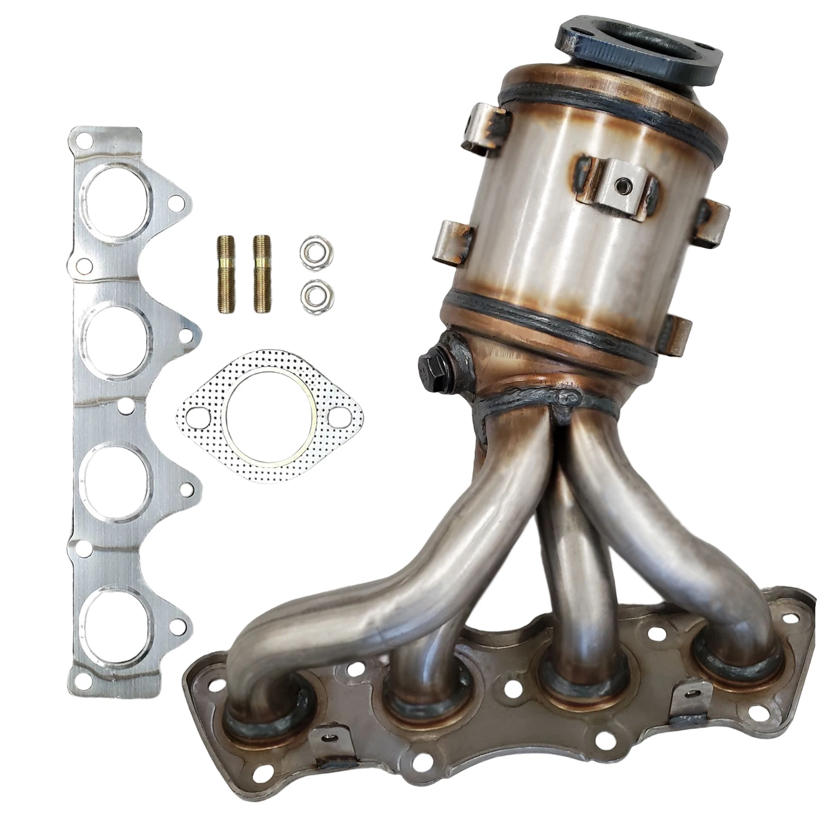 

Exhaust Manifold For 2011-2017 Hyundai Accent 2012-2017 Veloster 2012-2016 Soul 2012-2017 Rio 1.6L Catalytic Converter