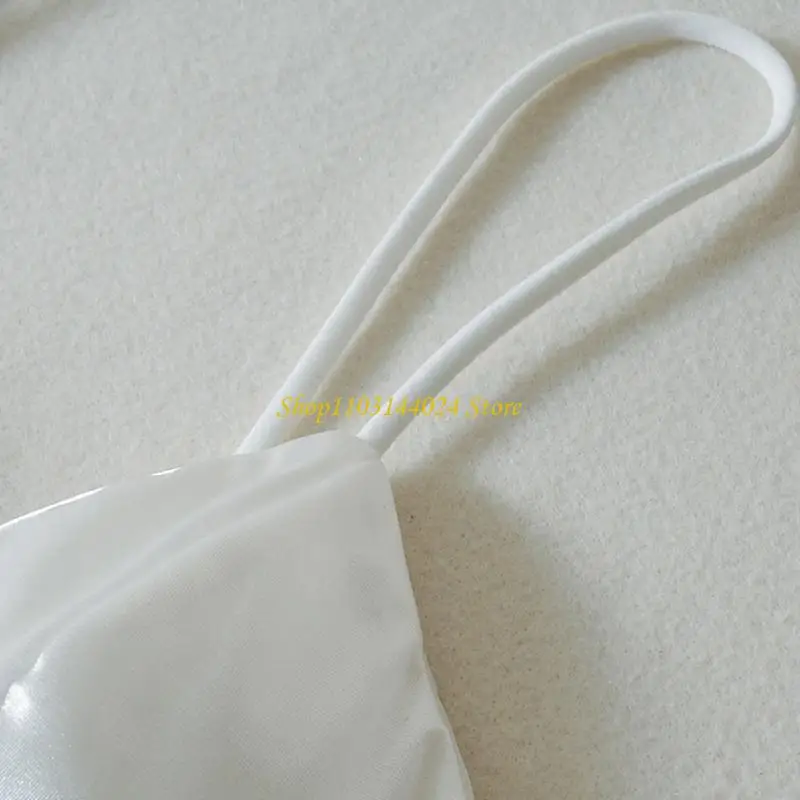 

N5KE Women Sexy Satin Bralette Deep V-Neck Solid Color Cami Crop Top