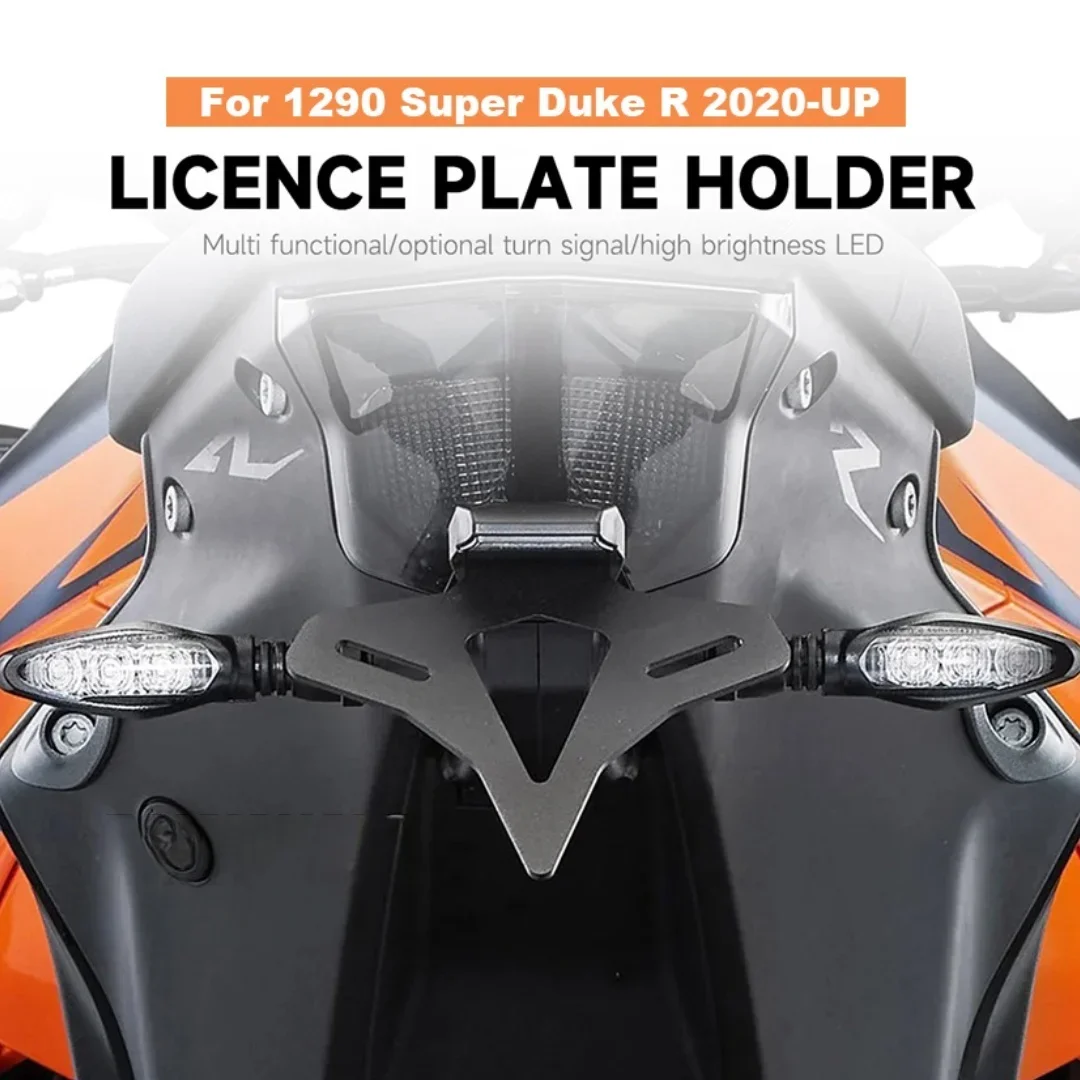 Motorcycle Rear Short Tail Stock Tidy License Plate Holder Tailstock Bracket Kit For 1290 Super Duke R 2020 2021 2022 2023 2024