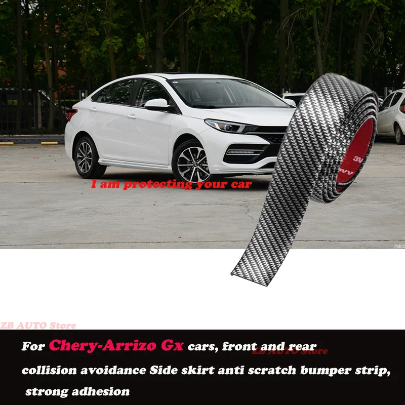 

Strong adhesive bumper strip, front and rear lip side skirts, collision and scratch resistant, suitable For Chery Arrizo Gx