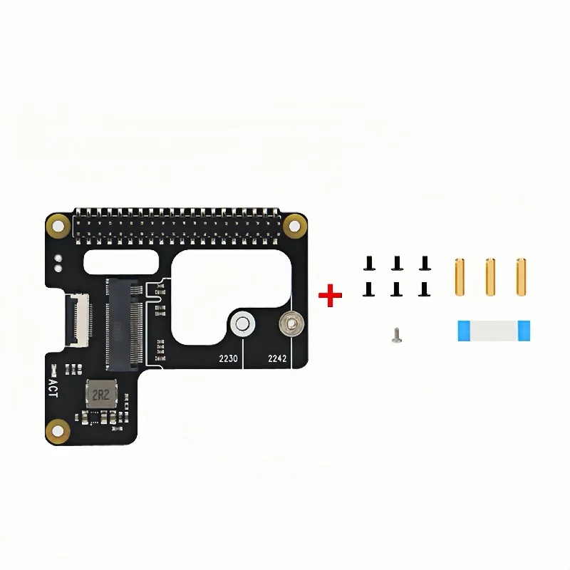 Placa adaptadora X1000 para Raspberry Pi 5, PCIE para M.2 NVMe, Key-M, Escudo SSD, CHAPÉ, 2242, 2230