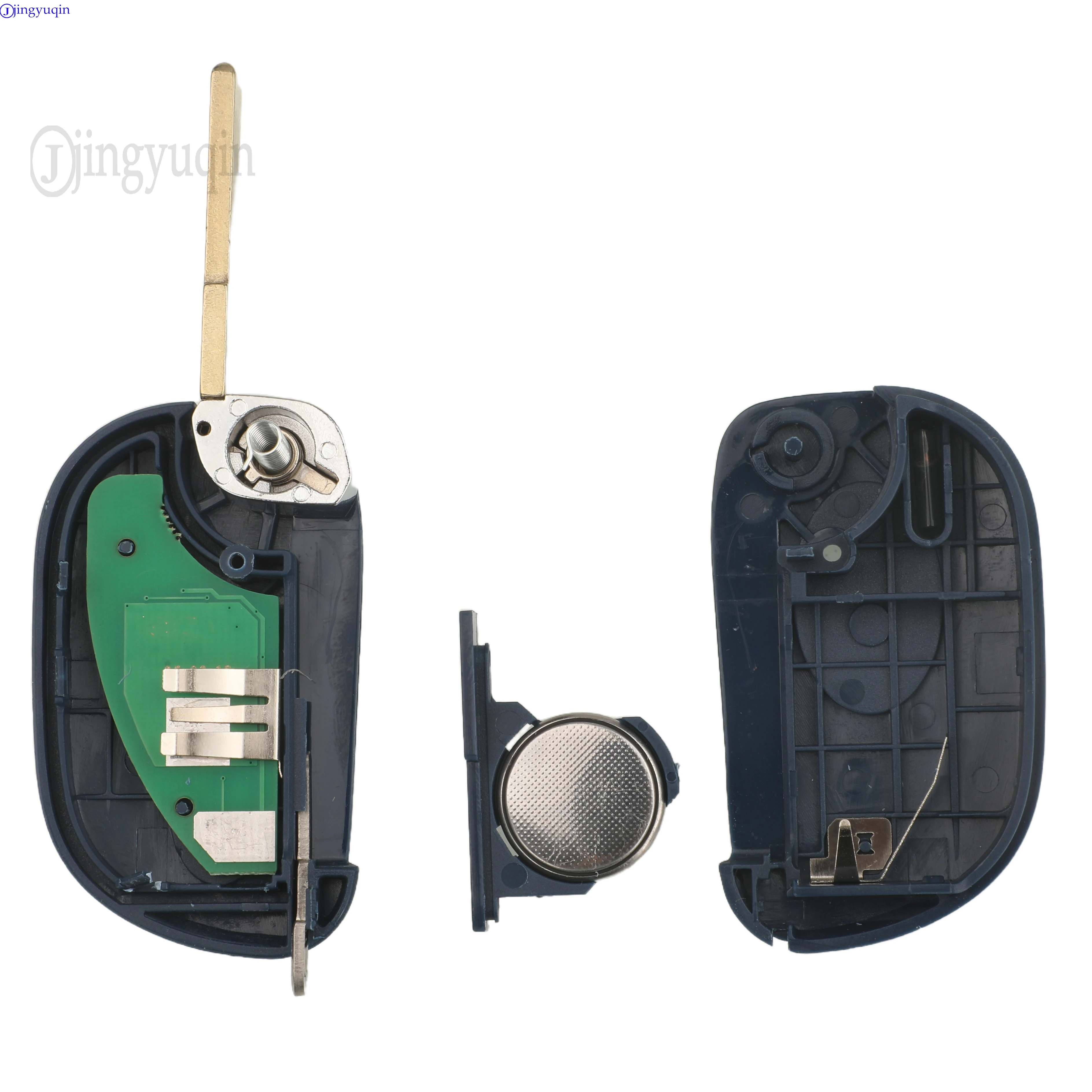 

Jingyuqin RX2TRF937 433 МГц ID48 чип автомобильный дистанционный брелок для Maserati Quattroporte Gran Turismo 2005-2011 откидной брелок управления