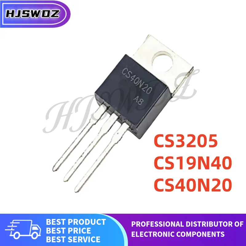 10PCS CS19N40 CS40N20 CS3205 TO-220 MOSFET Field effect tube Transistor Brand New In Stock