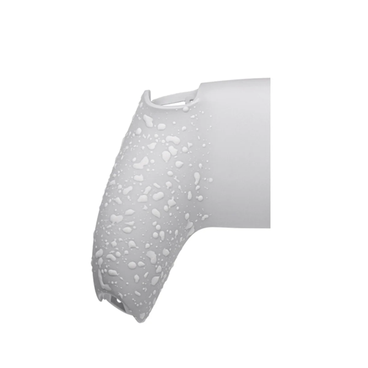 SMIEA Bottom Back Shell Non-Slip Rear Housing Game Improvement Replacement Parts for PS5 Controller White