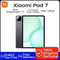 2024 Xiaomi Pad 7 Tablet 11.2 Inch 3.2K 144Hz LCD Screen 4nm Snapdragon 7+ CPU 8GB 128GB 8850mAh 45W Fast Charge 8MP+13MP Tablet