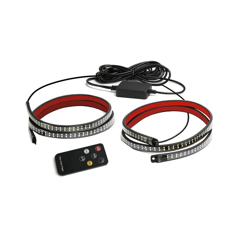 Brighten Up Your Pickup Truck with LED Flowing Decorative Light Strip Emergency Flashing Warning Lights 12-24V