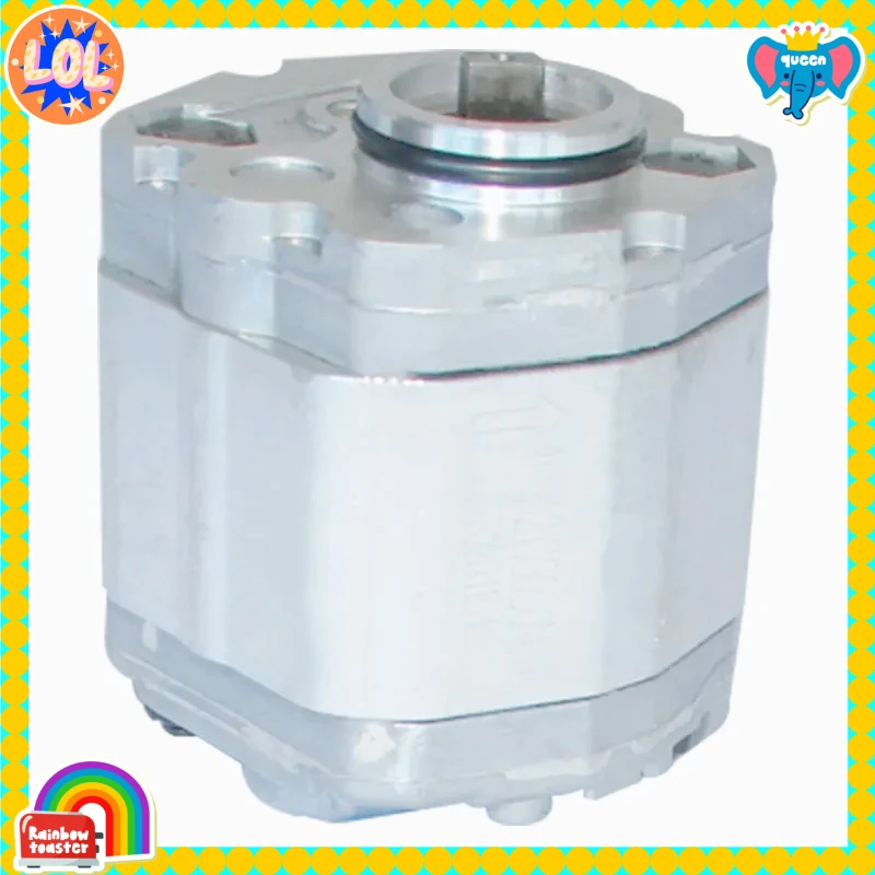 Double Rotary Hydraulic Gear Pump with Oval Mounting Rectangle Spline for Construction Machine Gear Oil Pump