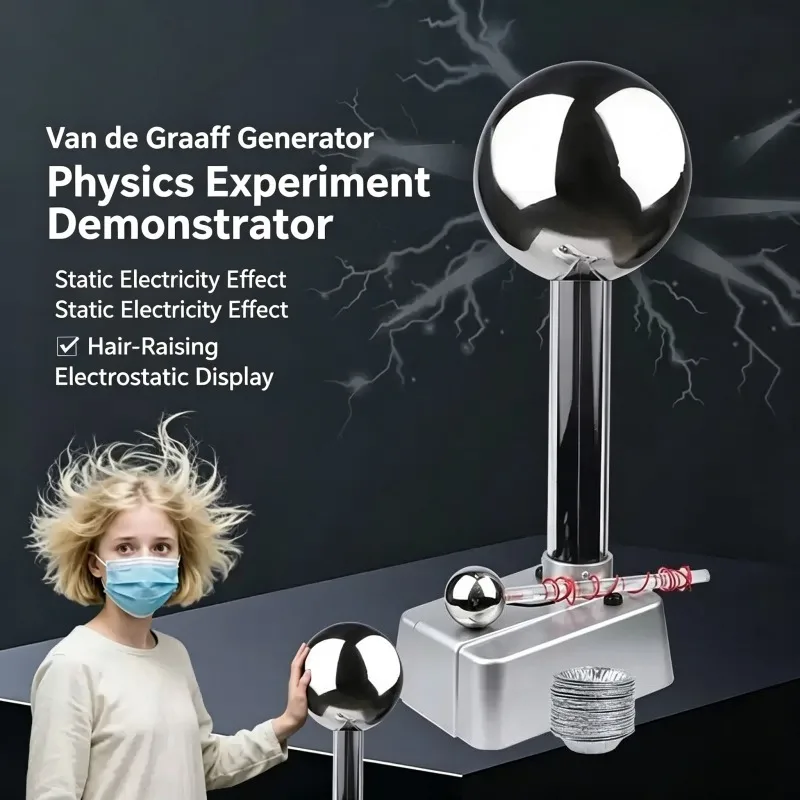 Electrostatic Generator Metal Sphere Conductor Static Induction Physics Experiment Instrument