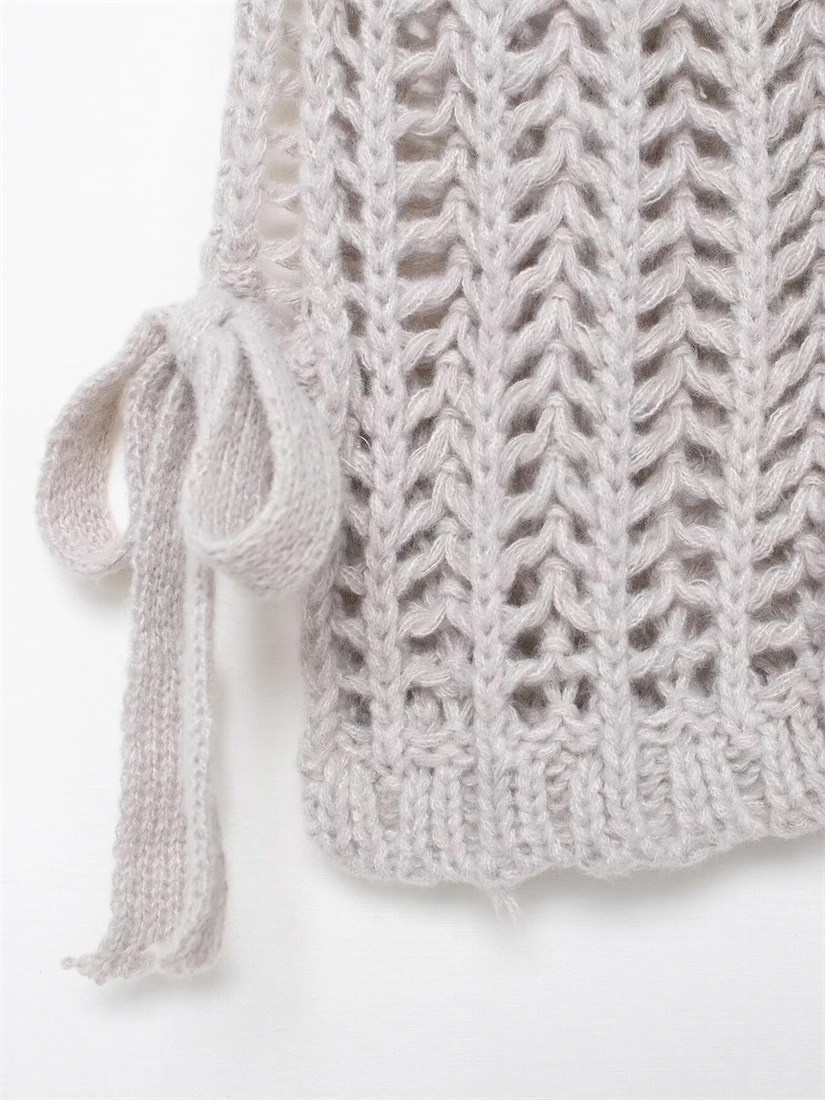 Dames 2025, mouwloze dikke naaldtop in goud met enkele rij knoopontwerp, modieuze nieuwe tops voor dames