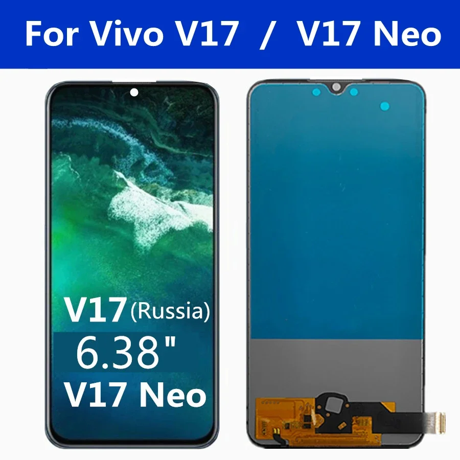 

TFT For Vivo V17 Neo LCD Display+Touch Digitizer Screen Assembly Replacements For vivo V17 1920 Russia version LCD