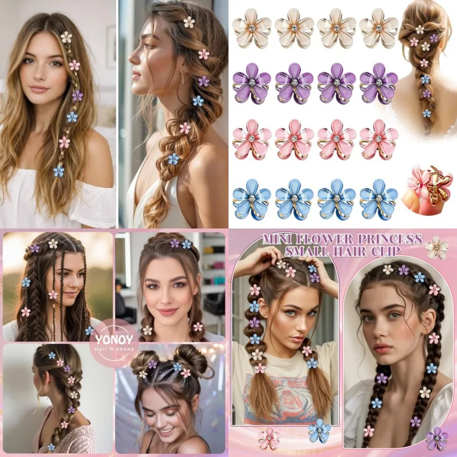 

16Pcs Nonslip Bangs Hair Clips, Cute Style for Fixing Broken Hair, Multi-use Hair Accessories for Students & Adults in Daily Life and Parties