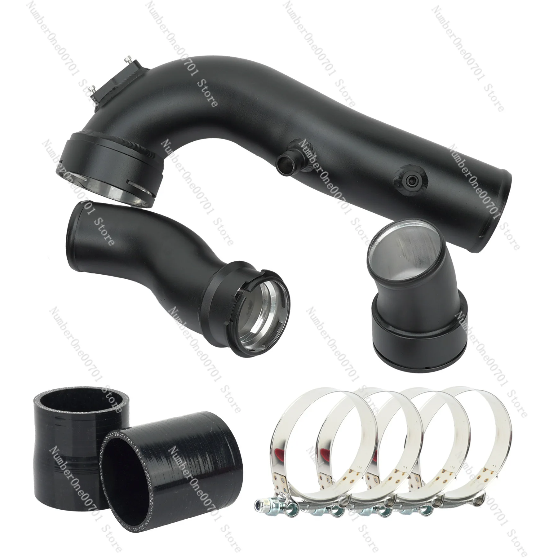 Turbo Boost Pipe for BMW N55 535i F10 F07, 640i F12, 740Li F01, Aluminum Charge Pipe Kit Upgrade Replacement