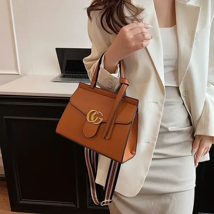 

2026 New Cross-border Handbags for Women's Diaper Bag French Light Luxury Ribbon Large-capacity Messenger Bags