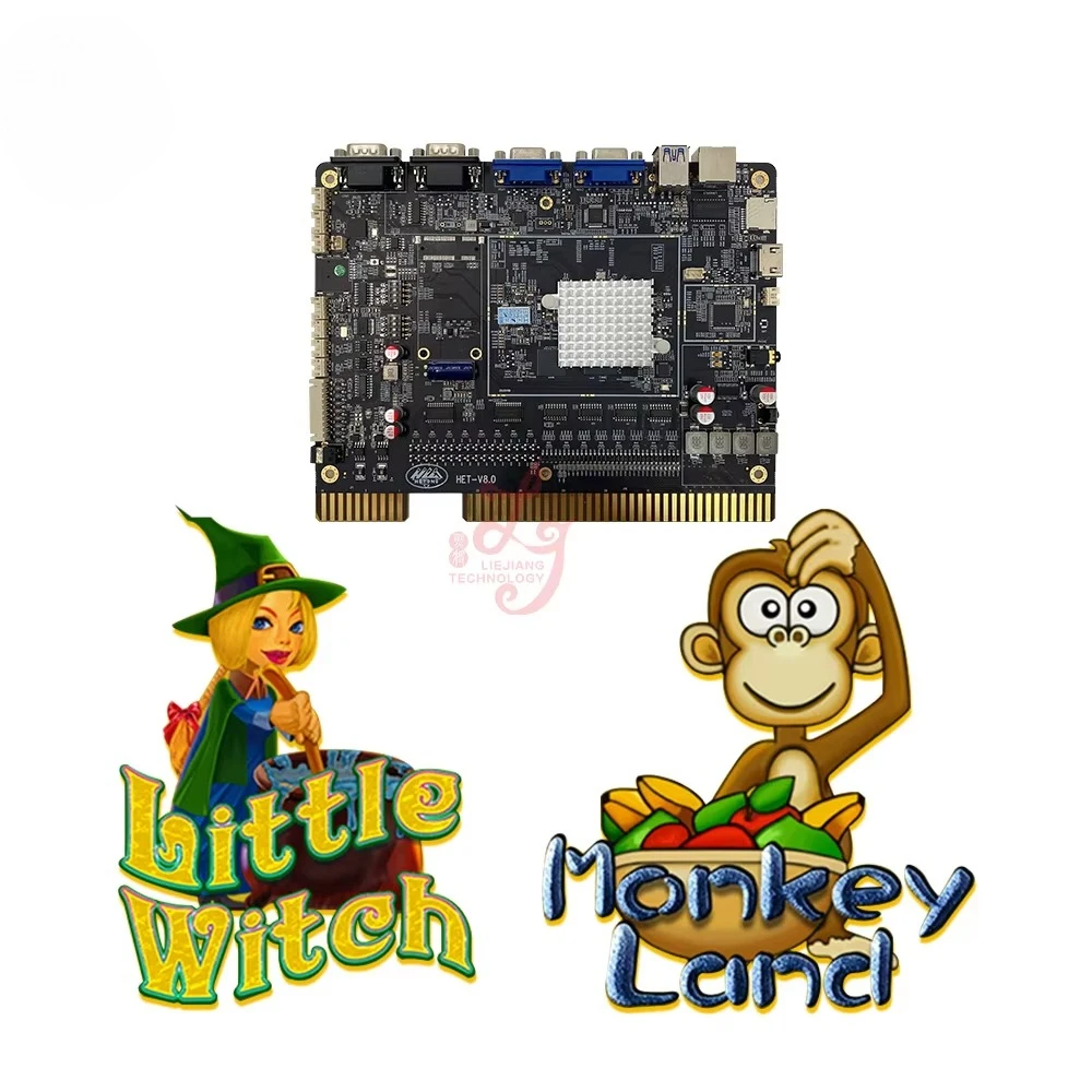 Hot Sale Astro Game Support Dual / Single Screen Game Monkey Land Little Witch 2 Games on Board for Sale