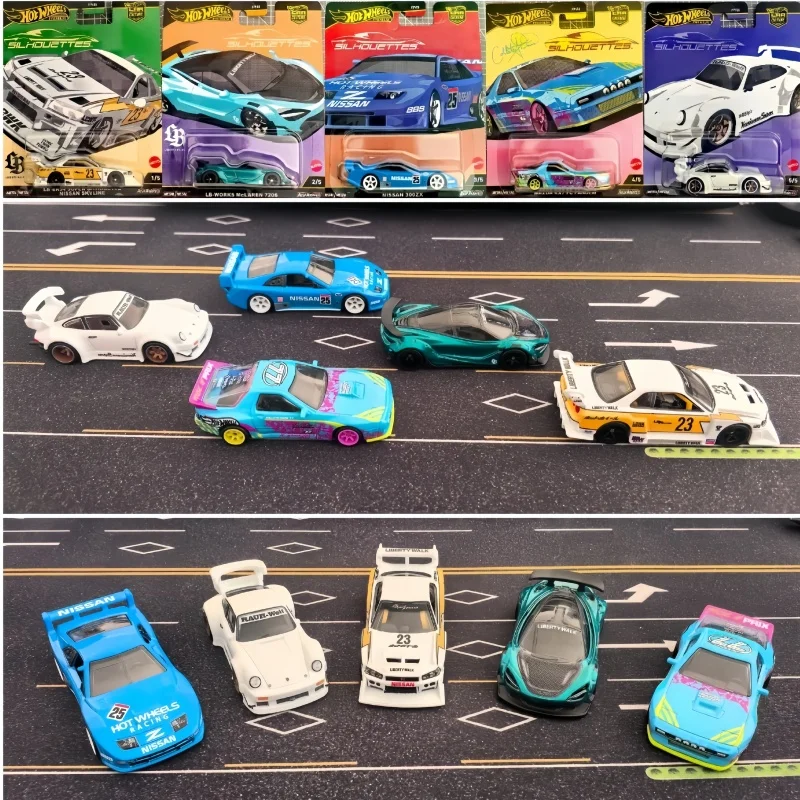 

Оригинальная коллекционная модель автомобиля Hot Wheels FPY86 Silhouettes Series, литая под давлением, из сплава, высококачественная, игрушка-сюрприз
