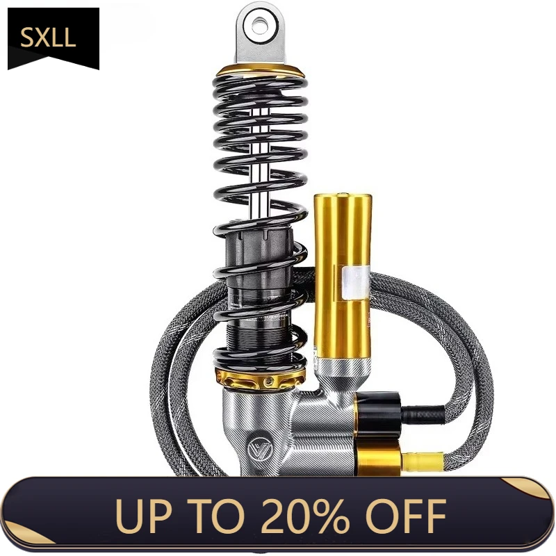 

SXLL BIBOSHI GTS3 Electric Shock Absorber Hole Spacing 335/360mm for XMAX300 Adjustable Damping Motorcycle Rear Shock Absorber