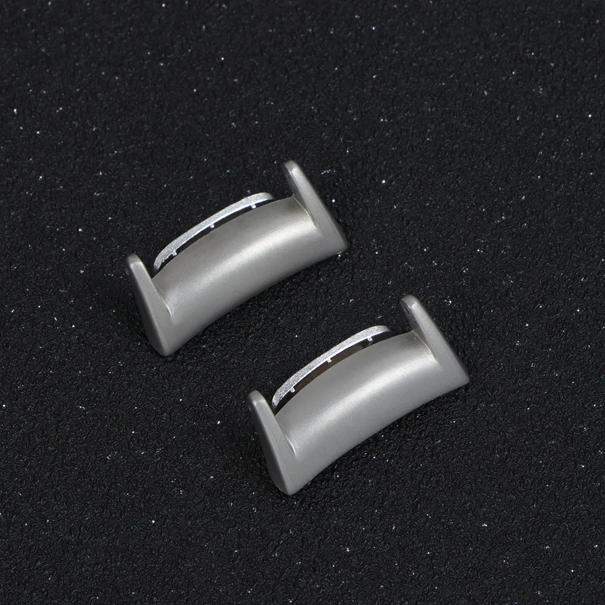 2Pcs Premium Stainless Steel Watch Band Connector for 2 Smartwatch Secure Compatible with Leather Silicone view 2