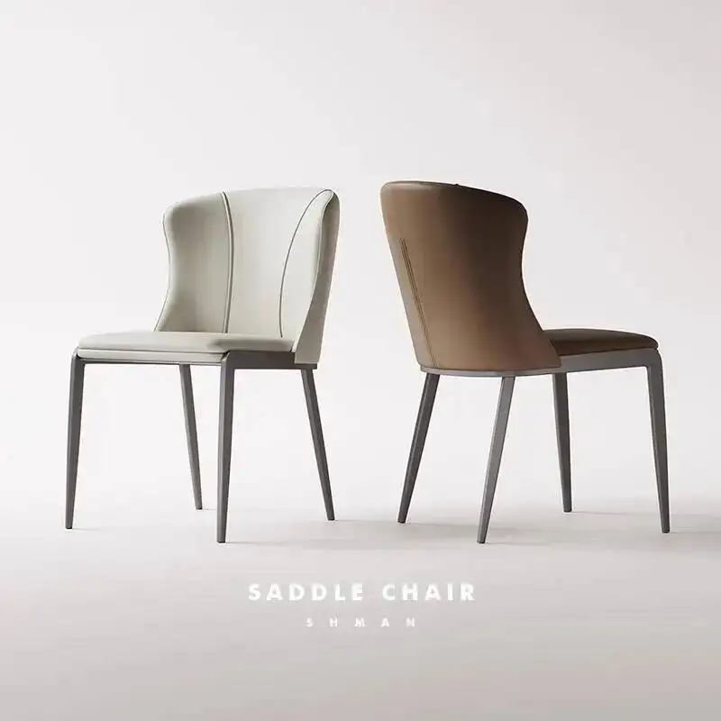 Party Backrest Nordic Modern Minimalism Solid Wood Dining Chair Light Luxury High-quality Originality Living Room Furniture