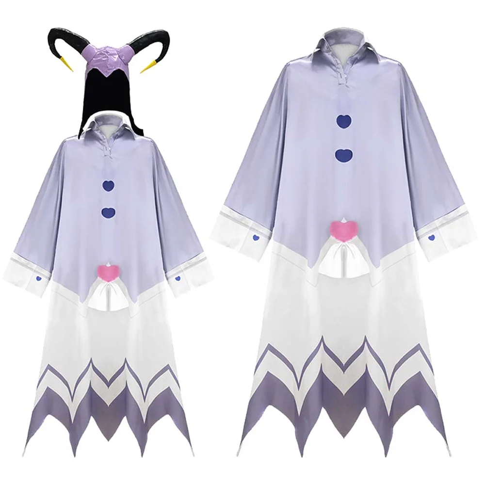 

Костюм Адама для косплея из Hazzbin Hotel: платье, головной убор с щупальцами, одежда, аксессуары, наряд для Хэллоуина, маскарадный костюм