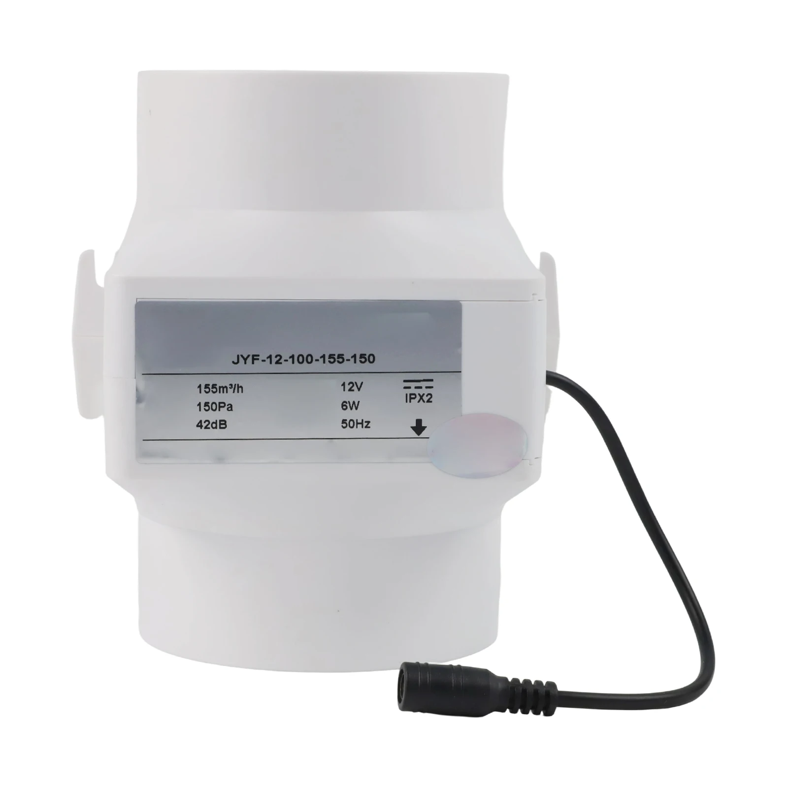 Bedrooms 164*121*75mm Ventilation Fan Low Noise Air Blower Appliance High Airflow Performance Efficient Airflow