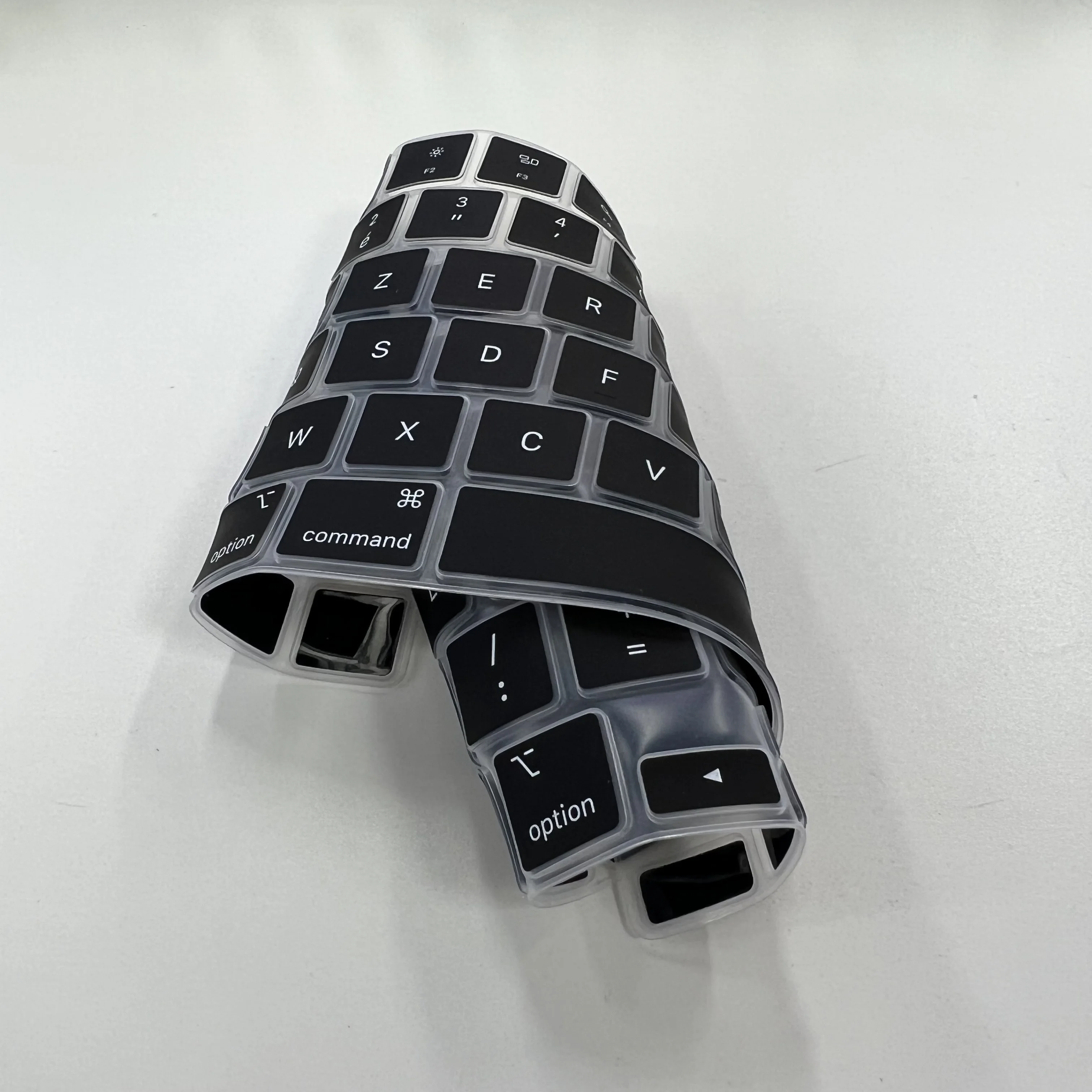 France/French Language Keyboard Skin for Macbook Air/Pro M4/M3/M2/M1 US Key Silicone Keyboard Protector Cover
